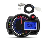 Tableau de Bord numérique Universel pour Moto : Compteur Vitesse, odomètre, tachymètre, rétroéclairage, Compte-Tours