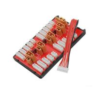 Tableau de charge parallèle 2 en 1 pour 2-8S pour batteries avec courant de 35 A et fusible de sécurité pour modélisation RC (2-6S)