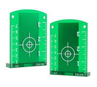 Tableau de cible laser magnétique avec réflecteurs, cible magnétique, cible laser, carte pour laser d'alignement, appareil de mesure laser pour améliorer la visibilité du laser