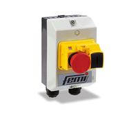 Tableau de commande + Interrupteur d'arrêt d'urgence FEMI tourets 450-850 Watt triphasé - 7800208
