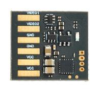 Tableau de commutation pour caméra 2 canaux Vidéo Sélecteurs pour UAV Petit accessoire de transmission en métal