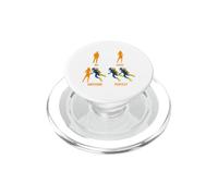 Tableau de comparaison drôle de plongée sous-Marine Humour Plongeur PopSockets PopGrip pour MagSafe