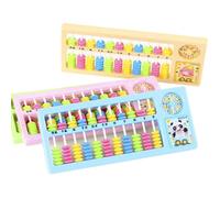 Tableau de comptage en plastique pour enfants, outils de pratique pour calcul des nombres, perles d'arithmétique mentale 69HE