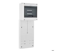 Tableau de compteur triphasé - S - Vitre - 9 modules - Bornes PE+N incluses