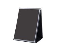 Tableau de conférence Rillstab format A4, format portrait, 20 pochettes transparentes, 40 pages, durable et portable, idéal pour présentations, réunions, bureau, formations, noir