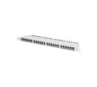 Tableau de connexions - Digitus Professional - RJ-45 X 24 - Gris clair RAL 7035 - 0.5U - Montable sur rack