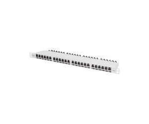 Tableau de connexions - Digitus Professional - RJ-45 X 24 - Gris clair RAL 7035 - 0.5U - Montable sur rack