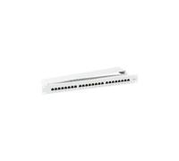 - Tableau de connexions - montable sur rack - CAT 5e - STP - RJ-45 X 24 - RAL 7035, gris - 1U - 19"