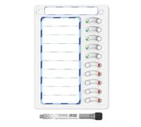 Tableau De Contrôle Des Corvées Pour Tableau Liste Contrôle Coulissant Effacements À Sec Magnétiques Vierges