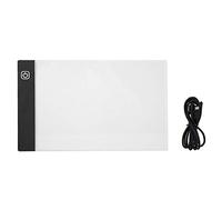 Tableau de copie à LED Boîte à lumière A4 Portable Boîte à lumière LED USB Boîte à lumière à intensité variable Artcraft Tracing Light Pad pour artistes Dessin Croquis Animation