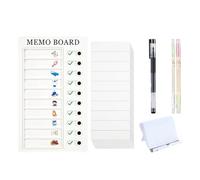 Tableau de corvée portable pour enfants - Tableau de routine quotidienne avec 20 cartes de corvée - 2 supports de lumière - Outil de discipline pour enfants