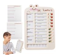 Tableau de corvée pour les, liste de contrôle des de corvée Sliant de la | Planificateur de filles de planification de planification de la chaire vis