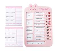 Tableau de corvées coulissant | 14 x 21 cm - Tableau de corvée coulissant pour liste de contrôle | Favorise la réussite scolaire, la salle de classe, la chambre à coucher, le tableau de planification