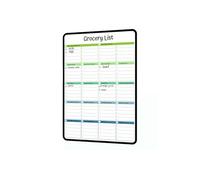 Tableau de corvées effaçables à sec pour réfrigérateurs - Tableau blanc hebdomadaire - Calendrier mensuel - Tableau blanc hebdomadaire