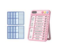 Tableau de corvées pour enfants, liste de contrôle quotidienne portable, auto-discipline pour adultes, tableau de rappel pour la maison sur le mur