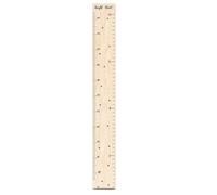 Tableau de croissance en bois 120 x 15 cm | Règle de mesure à suspendre au mur | Règle murale amovible en toile et bois | Tableau de mesure de la hauteur des pour décoration de chambre d'enfant