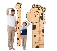 Tableau de croissance en PVC, règle murale, motif animal de dessin animé, outil de mesure de la hauteur, polyvalent, parfait pour les, décoration d'intérieur amusante et éducative, de la