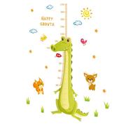 Tableau De Croissance La Taille Des Enfants Tableau Animaux Hauteur Autocollant Mural L'enfant Mesure Stickers Muraux Pour Décoration Chambre (Crocodile)