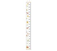 Tableau de croissance mural - Bande de hauteur en bois, traqueur de mesure