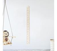 Tableau de croissance mural en bois - Règle de hauteur pour enfants - Suivi des progrès de croissance des enfants et des tout-petits - Tableau de croissance rustique en bois massif pour chambre