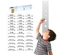 Tableau de croissance pour enfant - Tableau de croissance pour mur | Tableau de croissance pour la croissance des | Règle de miroir de mesure de la hauteur | Règle de miroir flexible et