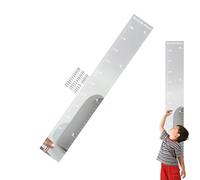 Tableau de croissance pour, mesures complètes du corps avec autocollants, miroirs de mesure du corps en acrylique incassable pour décoration murale de chambre d'adolescent