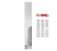 Tableau de croissance pour miroir mural | Tableau de la hauteur pour , miroir décoratif, outil de mesure de la hauteur à réflexion claire pour salles de jeux, chambres d' , salles d'étude