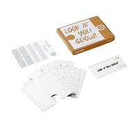 Tableau de croissance pour : outil de mesure de hauteur murale avec miroirs de puzzle, décalcomanie de règle | de croissance en hauteur, échelle de mesure pour les atteints de PE