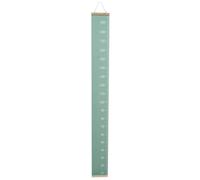 Tableau de Croissance Verte, pour Garçon Fille Règle Murale de Mesure | Toile et Bois, Design Nordique Minimaliste, Corde Suspendre, pour Salle de Jeux ou Coin Photo