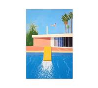 Tableau de David Hockney de quelqu'un sautant dans une piscine - affiche 3