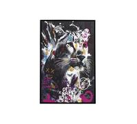 Tableau de décoration murale Pop Art Guépard Multicolore 60x90cm