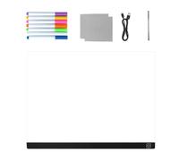 Tableau de Dessin LED Peinture 7 Couleurs Contrôle Tactile Effaçable