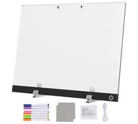 Tableau de dessin LED pour enfants - Tablette lumineuse à griffonner de 7 couleurs - Tablette d'écriture LED pour enfants, fête d'anniversaire, maison, école, réunion, crèche, jardin d'enfants