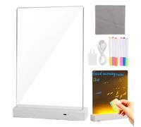Tableau de Dessin LED pour Fournitures de Peinture 1200mAh | Tableau Message Acrylique Pour Filles Élèves Maternelle Garderie ole Maison Jeux Activité Groupe