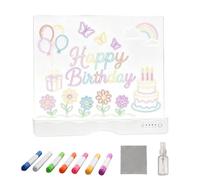 Tableau De Dessin LED Tablette à dessin rechargeable avec feutres