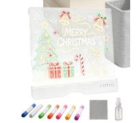 Tableau de dessin lumineux Tablette d'écriture rechargeable avec marqueurs