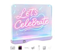 Tableau De Dessin Lumineux Tablette Néon Rechargeable Effaçable à 4 Modes