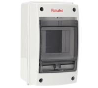 Tableau de distribution 4 modules en saillie IP65 3902-TTB Famatel