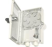 Tableau de distribution XtendLan en plastique, 2 ports de câble, 2x SC simplex, étanche Ip65