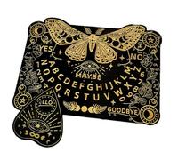 Tableau de divination parlant - Tableau de communication spirituelle, jeu de messages mystiques | Outil de divination en bois pour soirées familiales, fêtes et cérémonies spirituelles