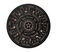 Tableau de divination Radiesthésie - Jeu de planches de radiesthésie, outil de lecture d'énergie, planche en bois gravée avec précision pendule | Conception pour la méditation, pratique