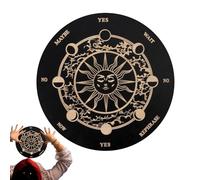 Tableau de divination - Tableau de décision en bois avec lettres | Jeu de Ouija pour divination pour fêtes et réunions