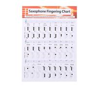 Tableau De Doigté De Saxophone, Partitions Pour Saxophone, Guide De Base D'entraînement Du Saxophone, Poster D'accords De Saxophone, Diagramme D'accords D'apprentissage Pour Saxophone Débutant