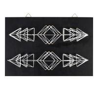 Tableau de fil tendu string art flèches 30x20cm - graine créative