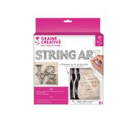 Tableau de fil tendu String Art Love 22cm