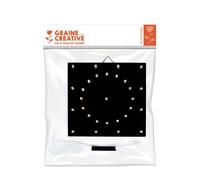 Tableau String Art - Graine créative - Rosace - 11 cm - Bois - Décoration murale
