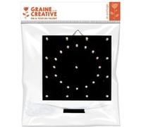 Tableau de fil tendu string art rosace 11 cm - graine créative Marron G