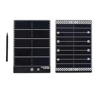 Tableau de Flag Football Magnétique pour Entraîneurs, Tableau Électronique D'Entraînement de Flag Football, avec Stylet D'écriture à Induction, Matériau Durable, Fin et Portable