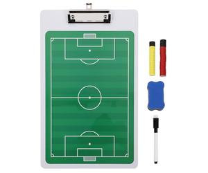 Tableau de Football Double Face Portable PVC ABS | Accessoire de Compétition, Tableau de Score et Liste Inclus, pour Discussion et Guidage Pédagogique Couleur Aléatoire