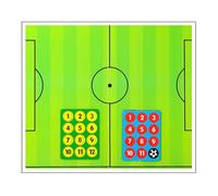 Tableau de Football en Pvc, 2 Sections, Vert, Portable